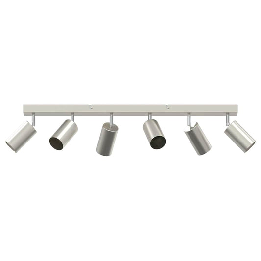 Deckenstrahler Nickel-gebürstet 73 x 5.5 x 16.5 cm Stahl