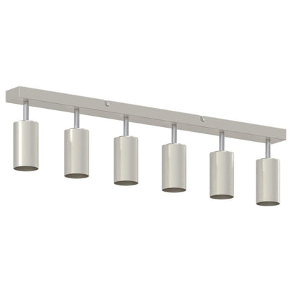 Deckenstrahler Nickel-gebürstet 73 x 5.5 x 16.5 cm Stahl