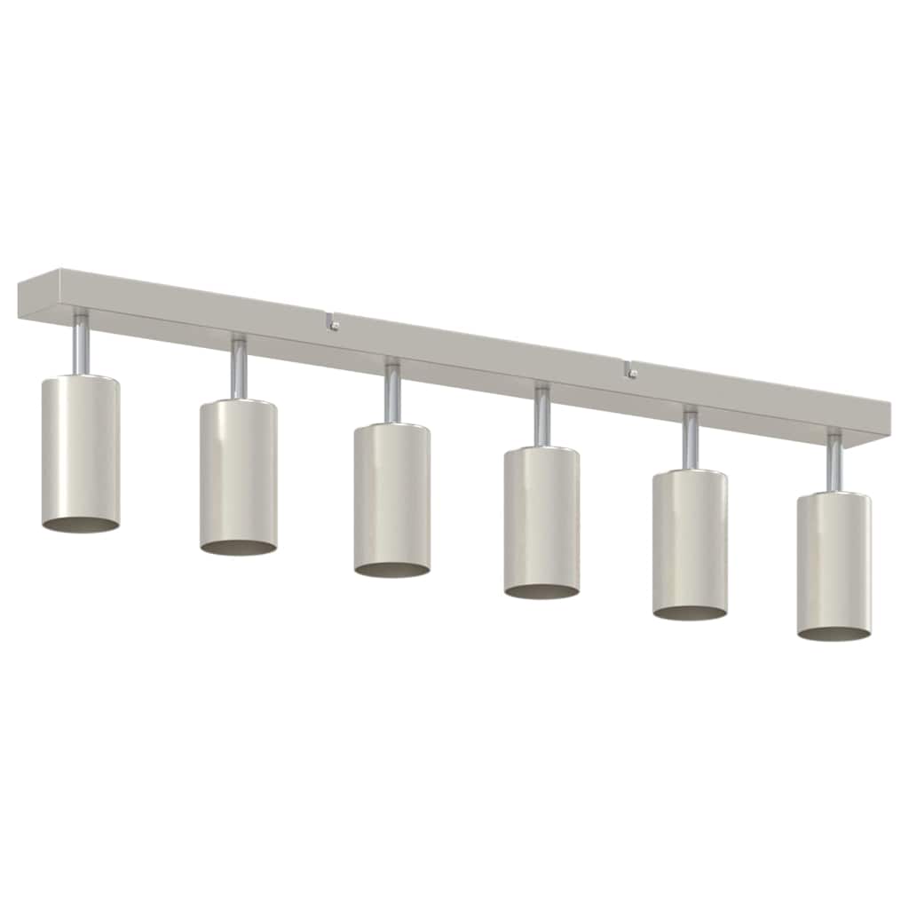 Deckenstrahler Gebürstetes Nickel 73 x 5.5 x 16.5 cm Stahl