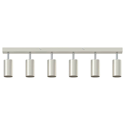 Deckenstrahler Nickel-gebürstet 73 x 5.5 x 16.5 cm Stahl