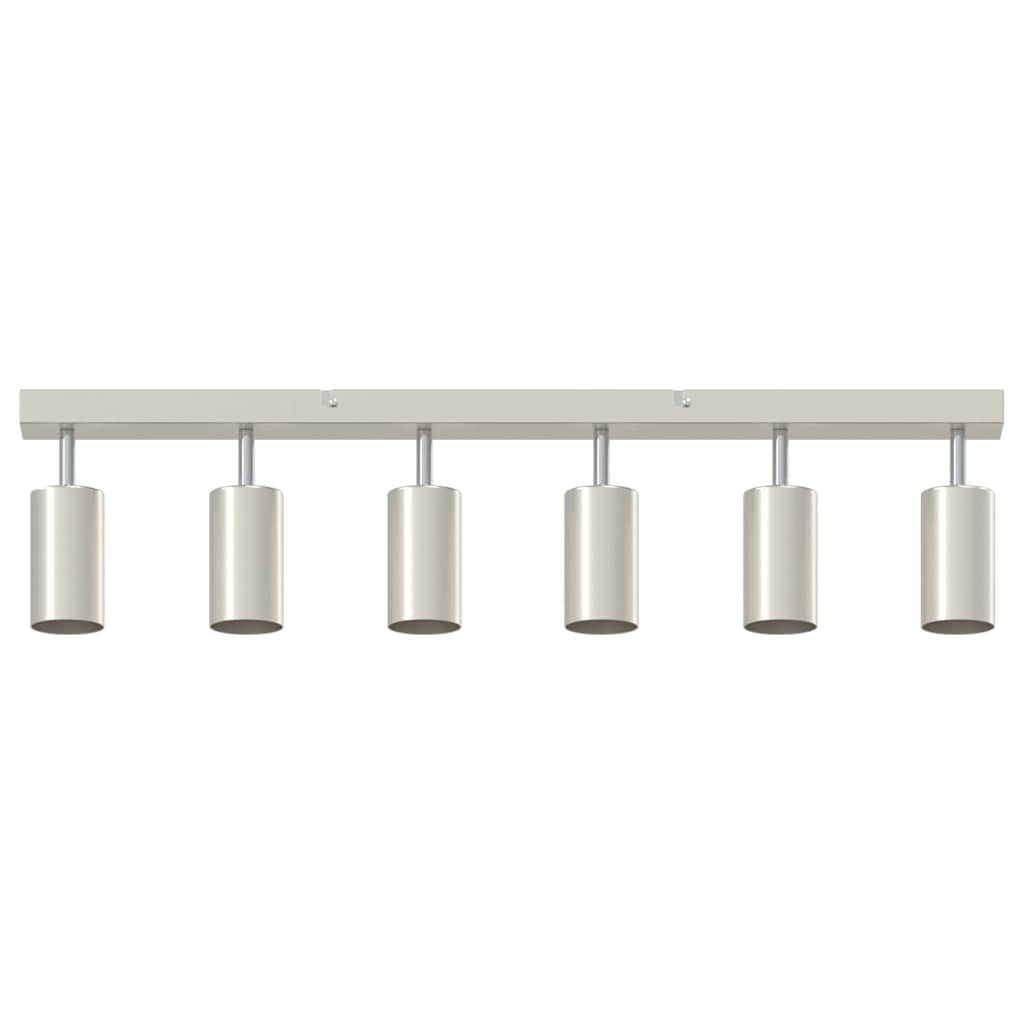 Deckenstrahler Gebürstetes Nickel 73 x 5.5 x 16.5 cm Stahl