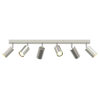 Deckenstrahler Nickel-gebürstet 73 x 5.5 x 16.5 cm Stahl