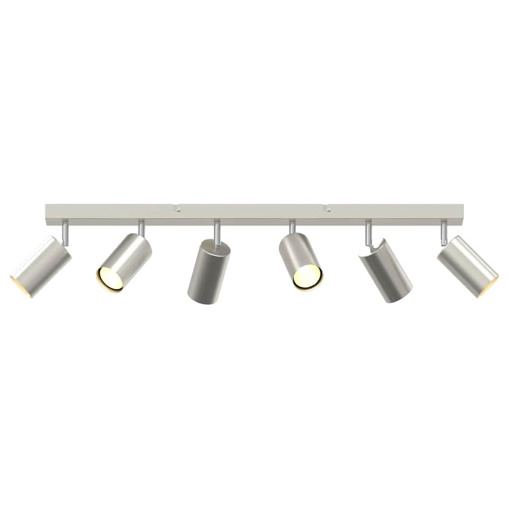 Deckenstrahler Gebürstetes Nickel 73 x 5.5 x 16.5 cm Stahl