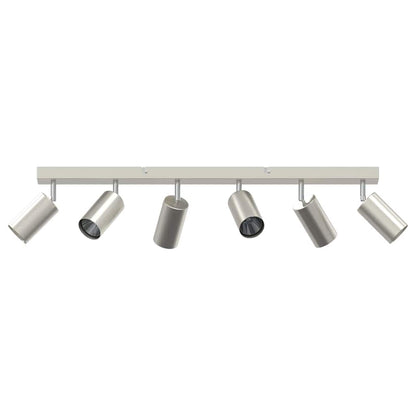 Deckenstrahler Gebürstetes Nickel 73 x 5.5 x 16.5 cm Stahl