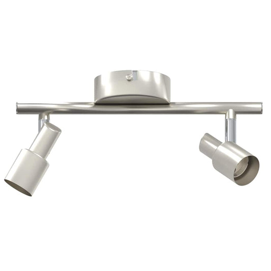 Deckenstrahler Gebürstetes Nickel 25.5 x 8 x 11 cm Stahl