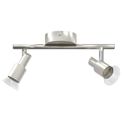 Deckenstrahler Gebürstetes Nickel 25.5 x 8 x 11 cm Stahl