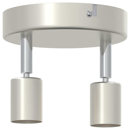 Deckenstrahler Gebürstetes Nickel 12 x 8 cm Stahl