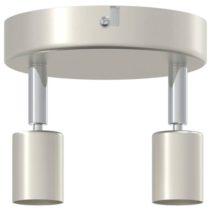 Deckenstrahler Gebürstetes Nickel 12 x 8 cm Stahl