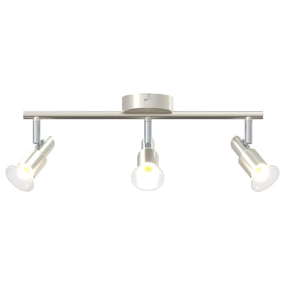 Deckenstrahler Gebürstetes Nickel 39 x 10.5 x 10.5 cm Stahl