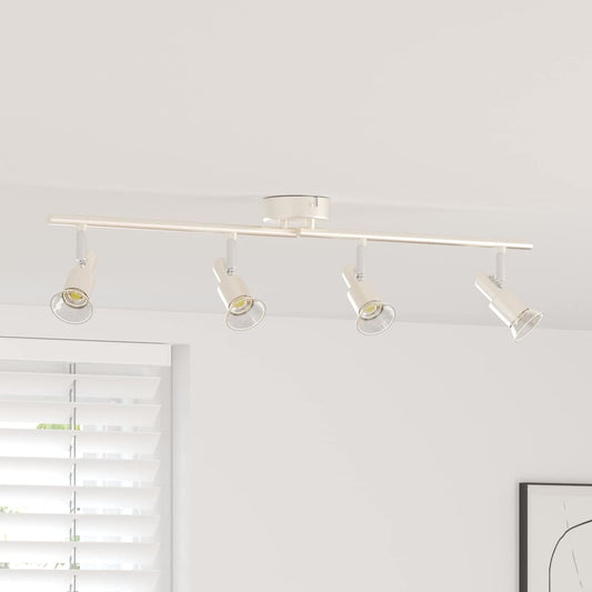 Deckenstrahler Gebürstetes Nickel 70 x 9 x 12.5 cm Stahl