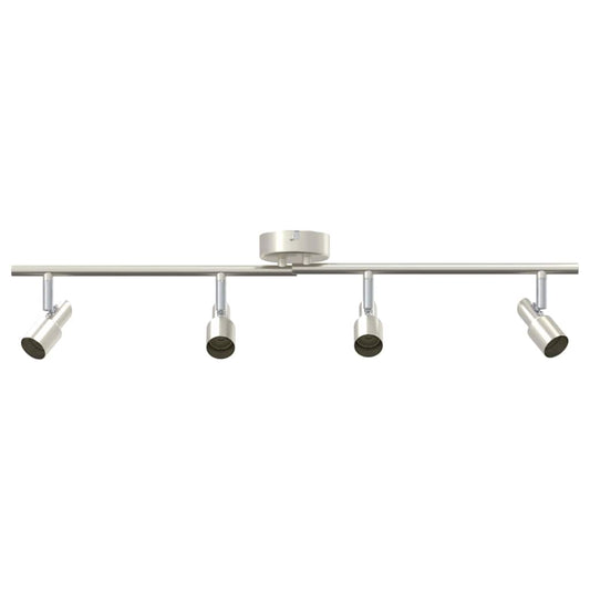 Deckenstrahler Gebürstetes Nickel 70 x 9 x 12.5 cm Stahl