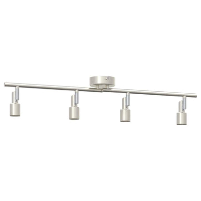 Deckenstrahler Gebürstetes Nickel 70 x 9 x 12.5 cm Stahl