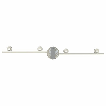 Deckenstrahler Gebürstetes Nickel 70 x 9 x 12.5 cm Stahl