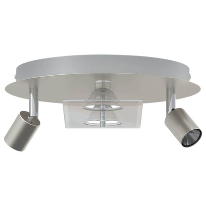 Deckenstrahler Silber 29 x 29 x 11 cm Stahl und Glas
