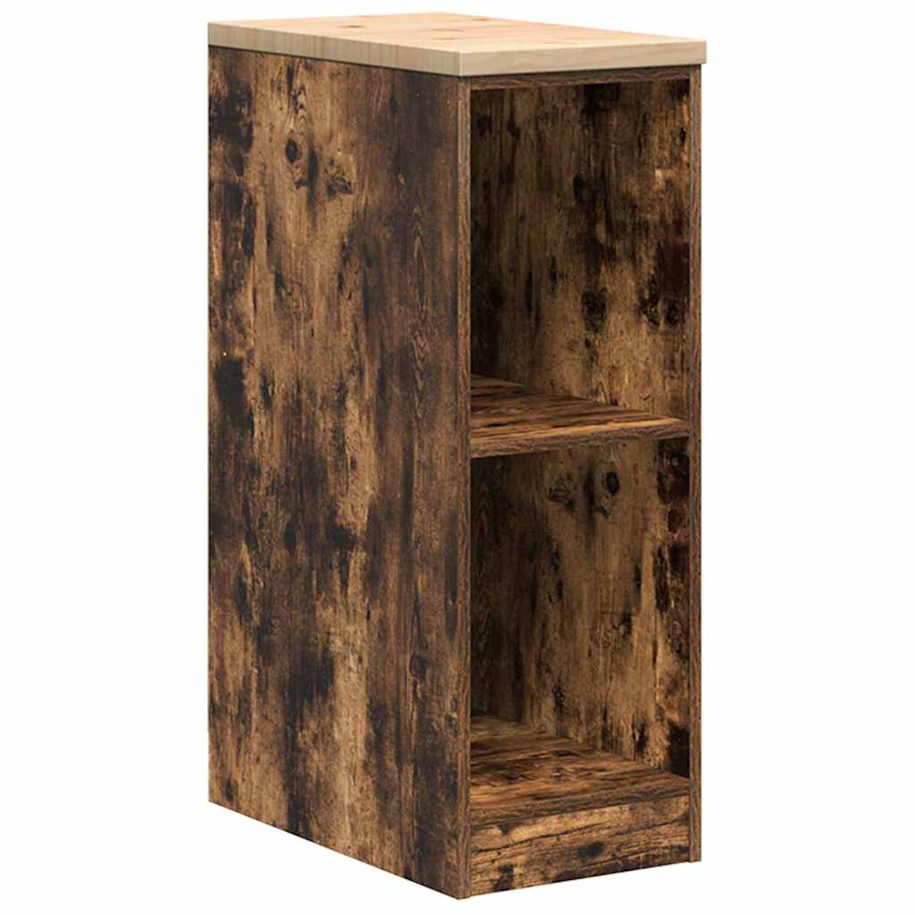 Garagenschränke 2 Stk. Räuchereiche Holzwerkstoff