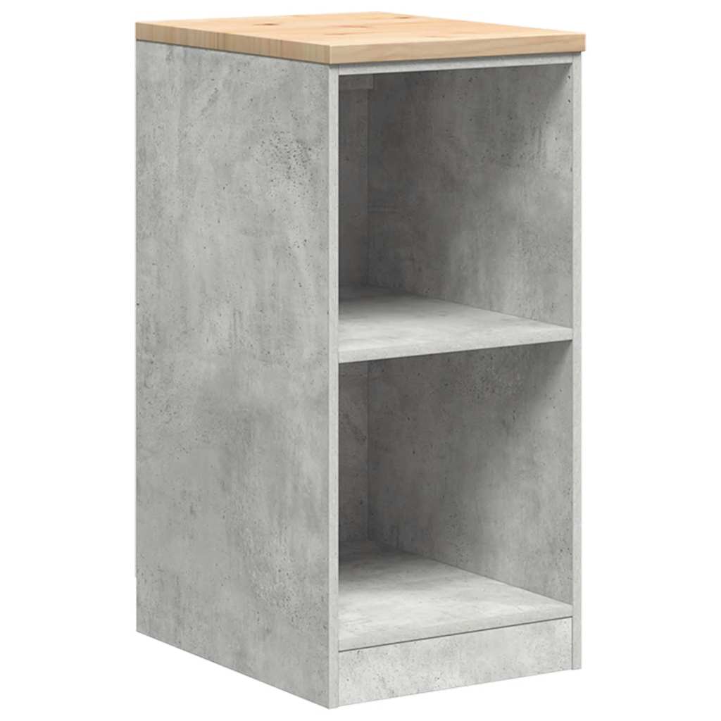 Garagenschränke 2 Stk. Betongrau Holzwerkstoff