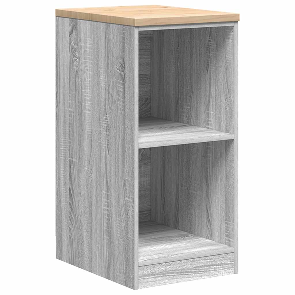Garagenschränke 2 Stk. Grau Sonoma Holzwerkstoff