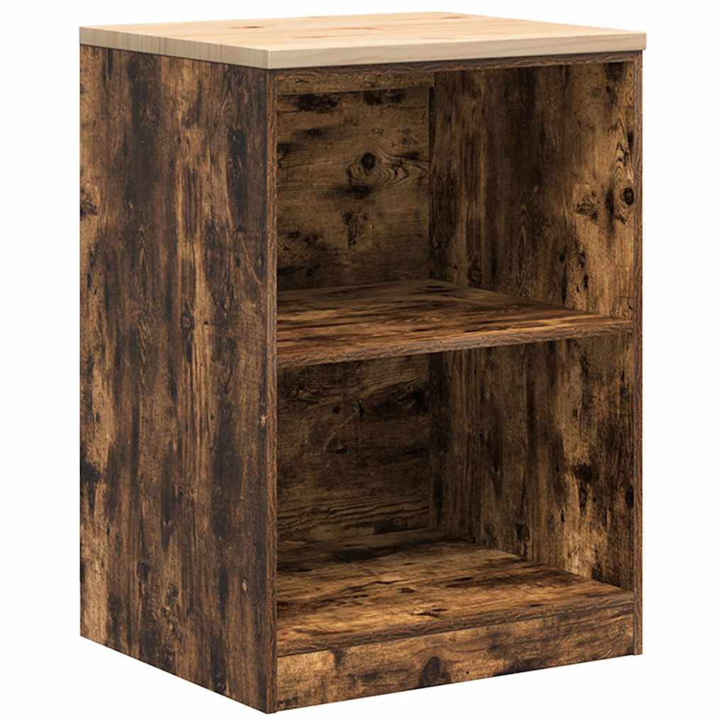 Garagenschränke 2 Stk. Räuchereiche Holzwerkstoff