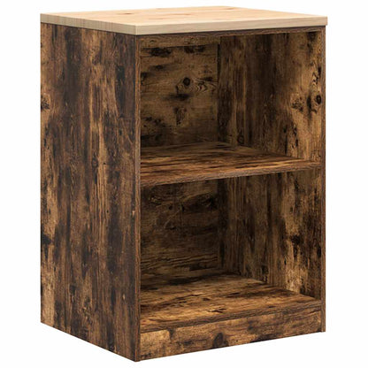 Garagenschränke 2 Stk. Räuchereiche Holzwerkstoff