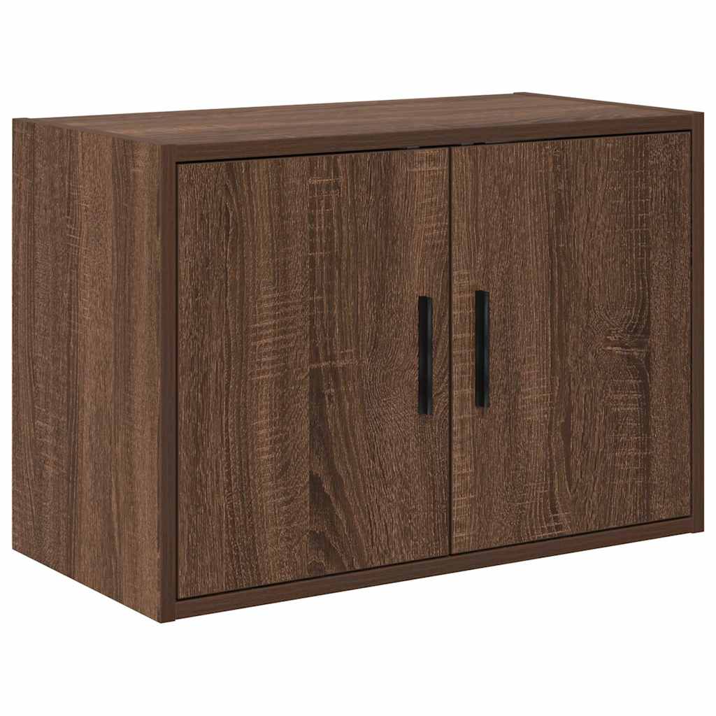 Garagenschränke 2 Stk. Braun Eichen-Optik Holzwerkstoff