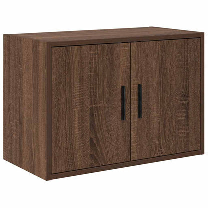 Garagenschränke 2 Stk. Braun Eichen-Optik Holzwerkstoff