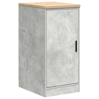 Garagenschränke 2 Stk. Betongrau Holzwerkstoff