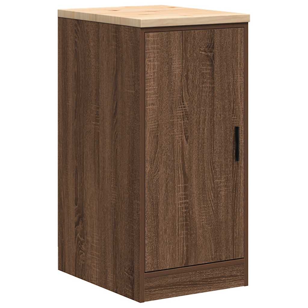 Garagenschränke 2 Stk. Braun Eichen-Optik Holzwerkstoff