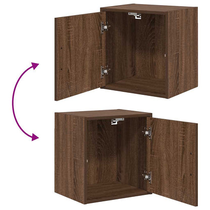 Garagenschränke 2 Stk. Braun Eichen-Optik Holzwerkstoff