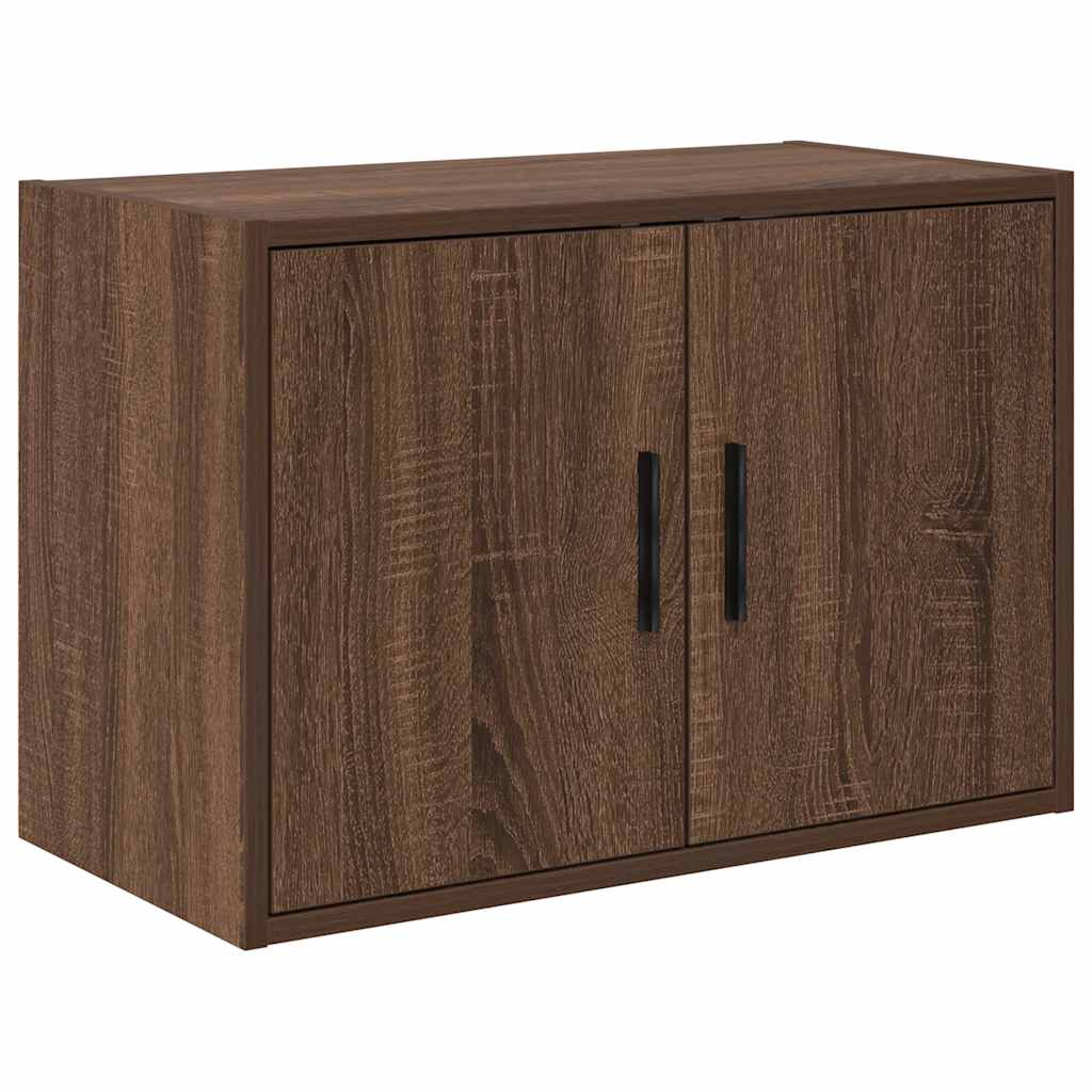Garagenschränke 2 Stk. Braun Eichen-Optik Holzwerkstoff