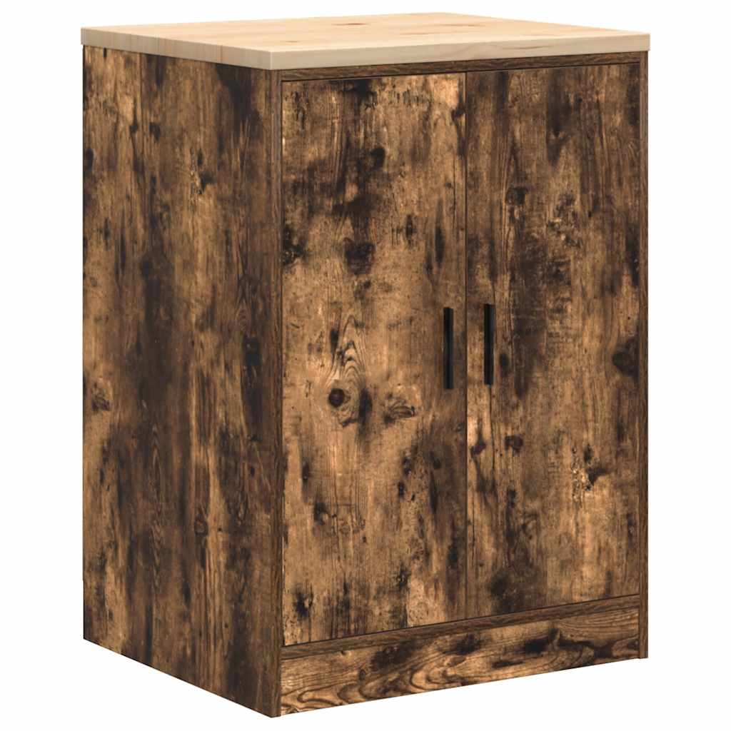 Garagenschränke 6 Stk. Räuchereiche Holzwerkstoff