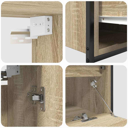Badezimmermöbel Set 5 pcs Beige 76,5 x 35 x 95 cm Holzwerkstoff