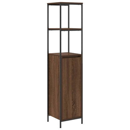 Badezimmermöbel Set 5 pcs Braun 76,5 x 35 x 95 cm Holzwerkstoff