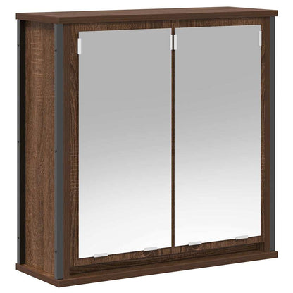 Badezimmermöbel Set 5 pcs Braun 76,5 x 35 x 95 cm Holzwerkstoff