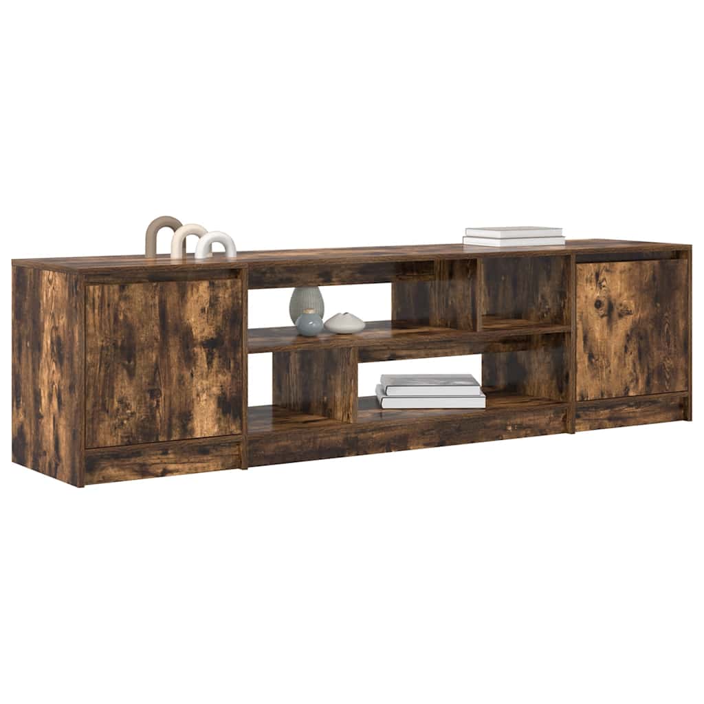 TV-Schrank Räuchereiche 188,5x41x50 cm Holzwerkstoff