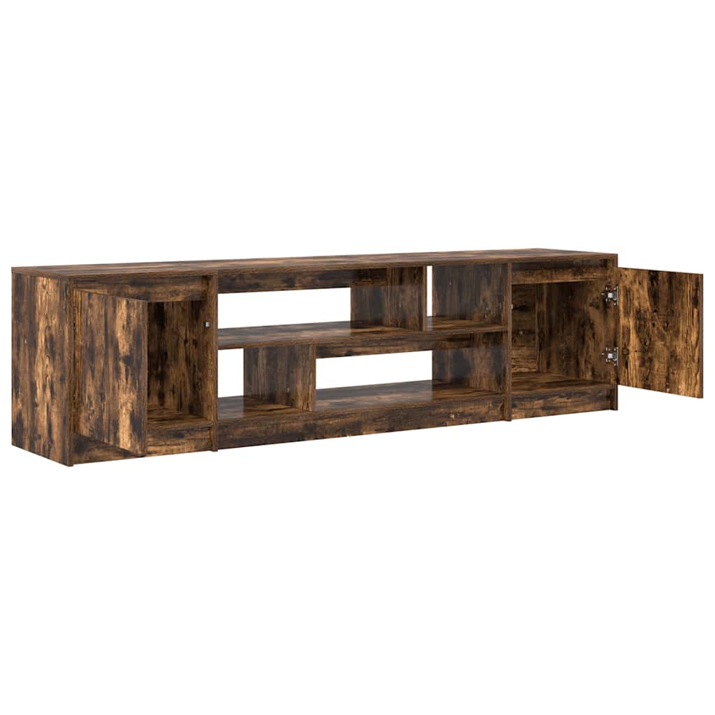 TV-Schrank Räuchereiche 188,5x41x50 cm Holzwerkstoff
