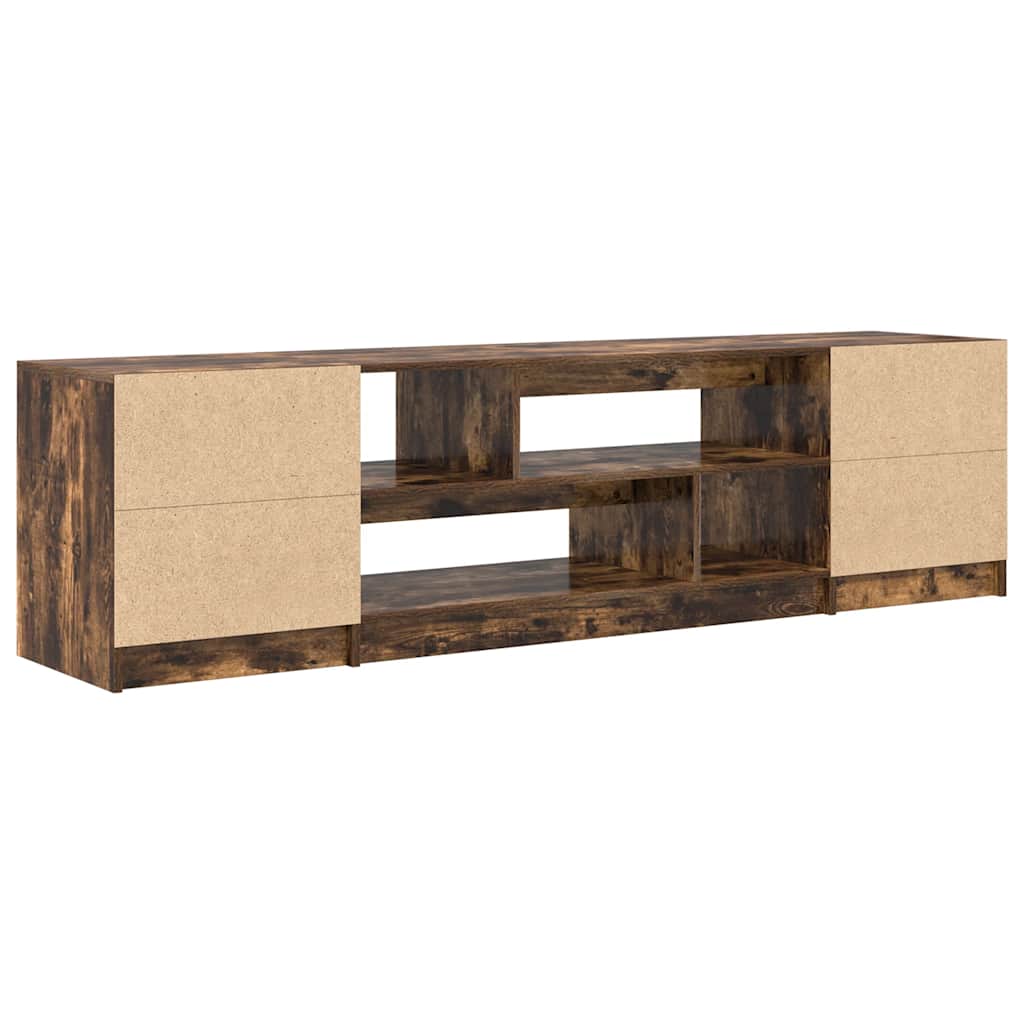 TV-Schrank Räuchereiche 188,5x41x50 cm Holzwerkstoff