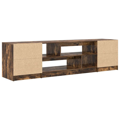 TV-Schrank Räuchereiche 188,5x41x50 cm Holzwerkstoff