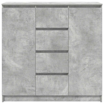Sideboard mit Schubladen Betongrau 100,5x35x98,5 cm