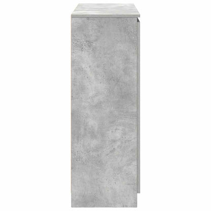 Sideboard mit Schubladen Betongrau 100,5x35x98,5 cm