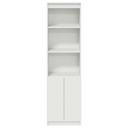 Highboard Hvid 50x35x180 cm Træmateriale