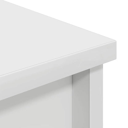 Highboard Hvid 50x35x180 cm Træmateriale