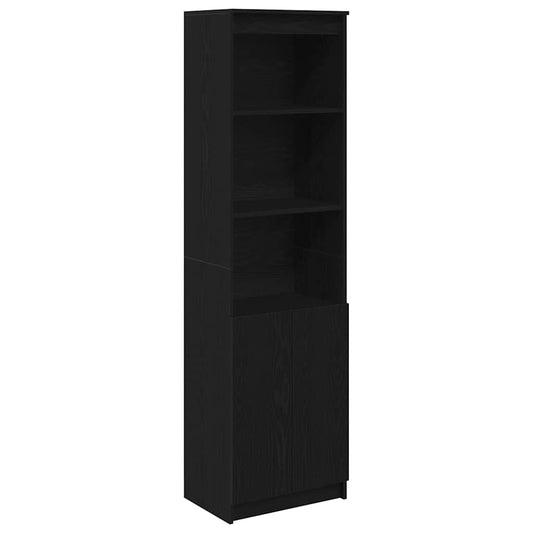 Highboard Sort Eg Look 50x35x180 cm Træmateriale
