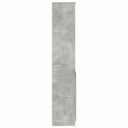 Highboard Betongrau 50x35x180 cm Holzwerkstoff