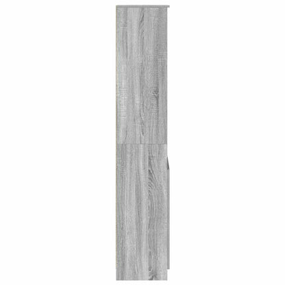 Highboard Grå Sonoma 50x35x180 cm Træmateriale