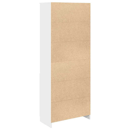 Highboard Hvid 70x35x180 cm Træmateriale