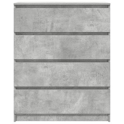 Sideboard Betongrau 80x35x99 cm Holzwerkstoff