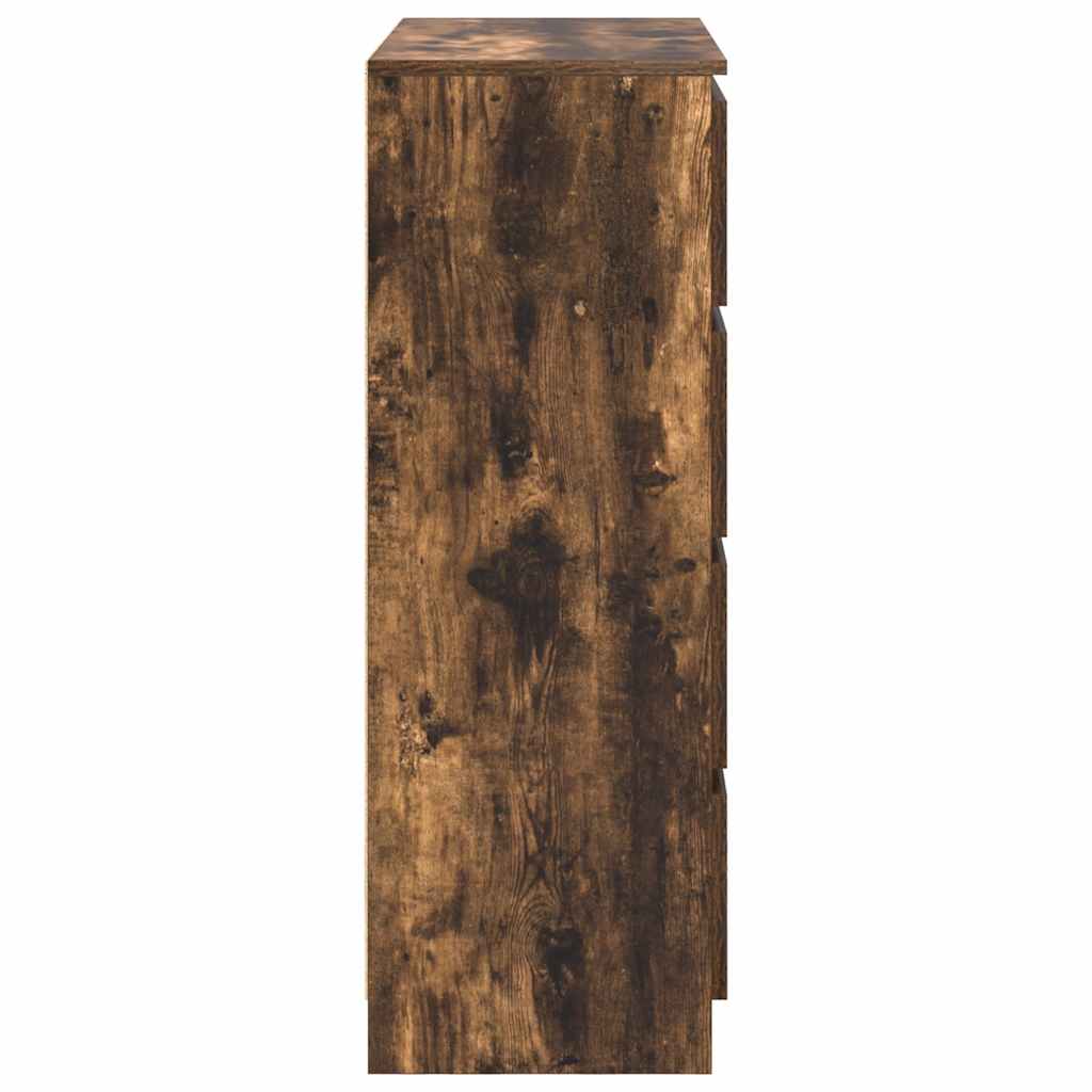 Sideboard Räuchereiche 80x35x99 cm Holzwerkstoff