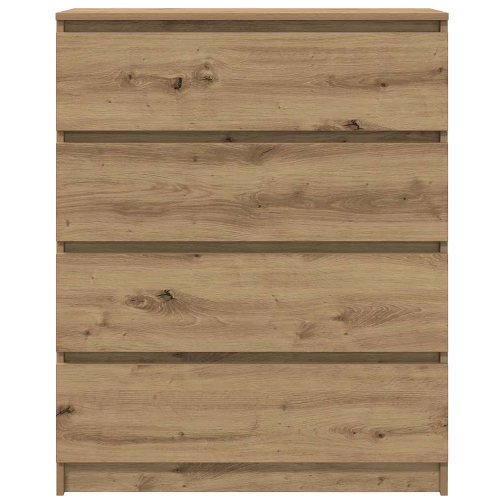 Sideboard Artisan-Eiche 80x35x99 cm Holzwerkstoff