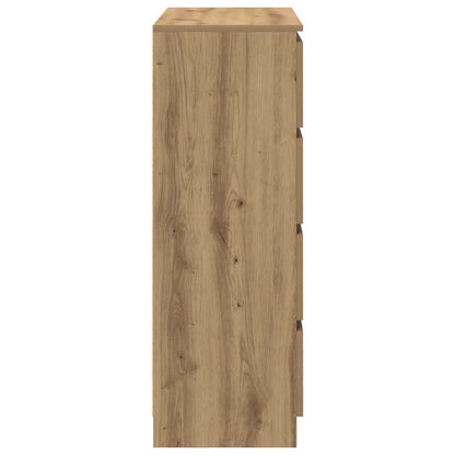Sideboard Artisan-Eiche 80x35x99 cm Holzwerkstoff