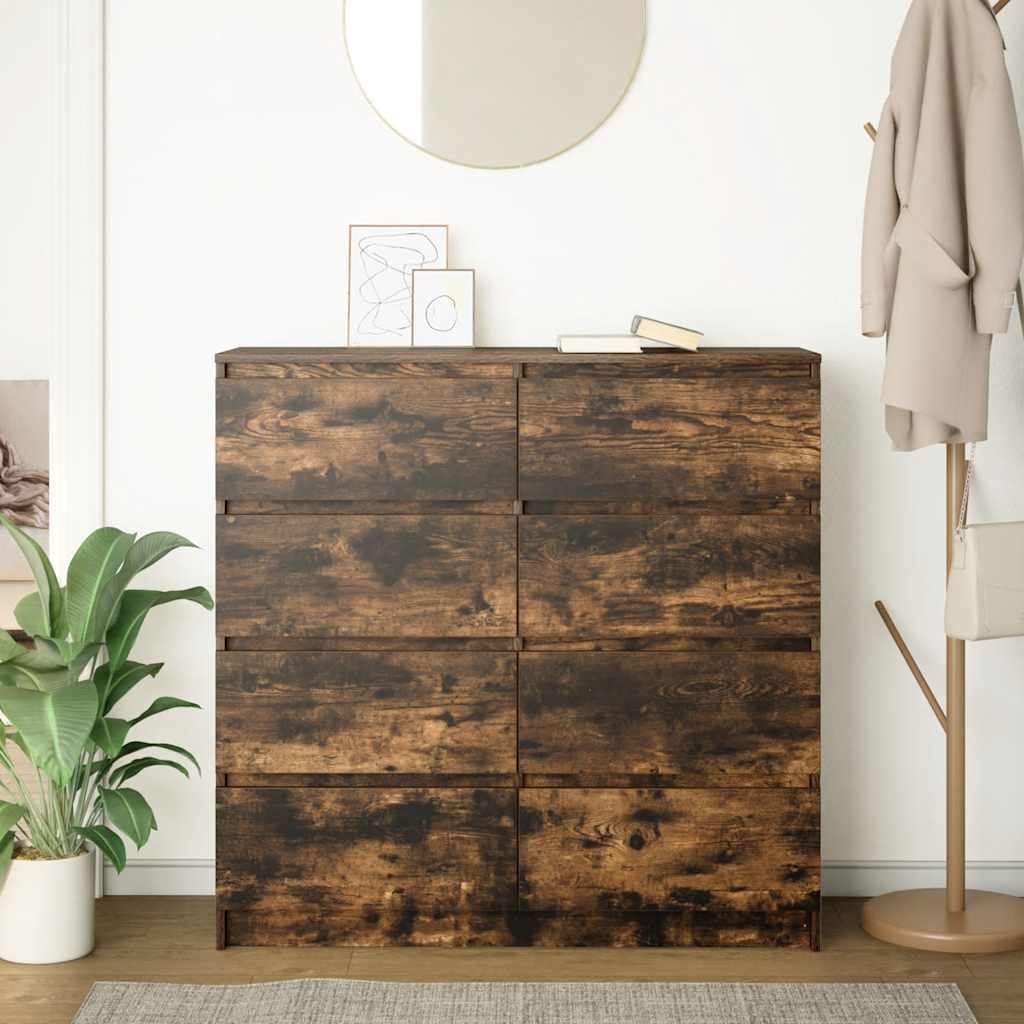 Skænk røget eg 100x35x99 cm træmateriale